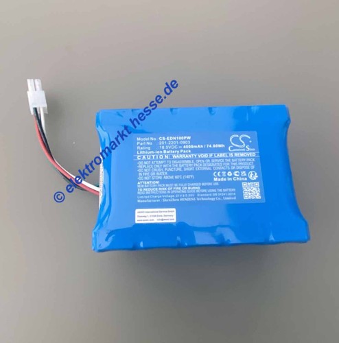 Akku 4000mah li ion - 18,5v-4000mah, li-ion