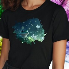 Frauen T-Shirt Frosch Motiv