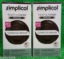 2x Simplicol TEXTILFARBE