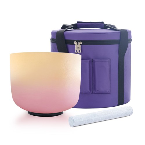 432 crystal singing bowl e - hz,