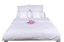 Hotelbettwäsche Bettwäsche Kissenbezug Baumwolle Weiß