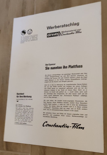 Werberatschlag bud spencer sie - bud,