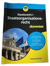 Staatsrecht I Staatsorganisationsrecht Für dummies 978-3527719891
