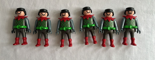 Playmobil grüne - 6x,