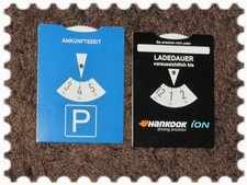 Parkscheibe Parkuhr P Ankunftszeit Hangkook 2 Stück Neu und unbenutzt