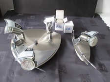 LED - Wand + Deckenleuchte, Wofi, 3 + 1 Flammig, Edelstahl-Chrom und Glas, TOP