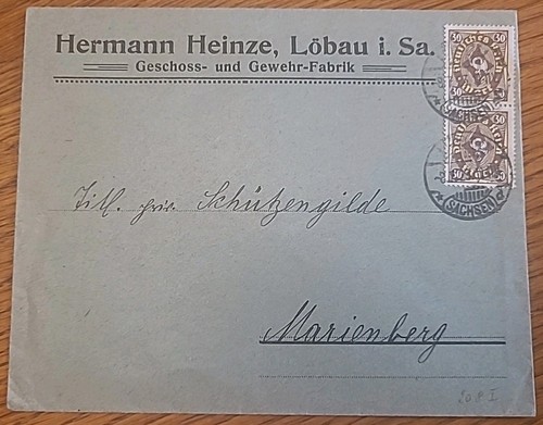 Brief löbau sachsen - löbau,