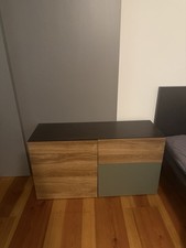Kommode / Sideboard in Eiche & Mattgrau – modern & neuwertig