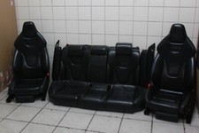 schwarze Lederausstattung Leder Recaro Sitze Audi A6 S6 RS6 4F V10 Leather Seats