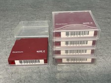 5x Quantum oder Sony Ultrium LTO 5 LTO5 1500/3000GB mit Barcode & Hülle