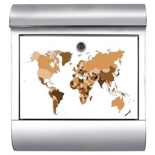 Briefkasten Welt Karte