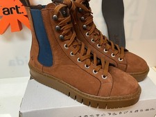 ART Damen CHELSEA SCHNÜRBOOTS Gr. 41  "Neu" IN BRAUN MIT LOSER EINLAGE