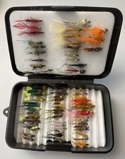 60 Streamer - in interessanten Farben, schön für Forellen und Barsche in Box