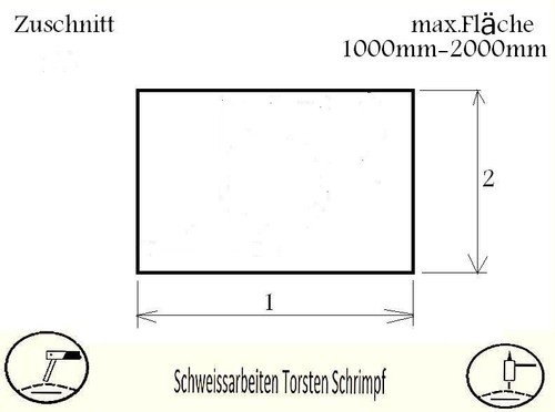 Anker blech fußplatte - blech,