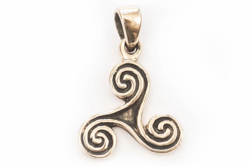 Keltische bronze triskele - keltische,