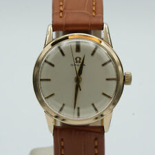 OMEGA SEAMASTER HANDAUFZUG HERREN UHR STAHL VERGOLDET 14714  35MM KAL 285