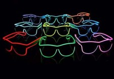 LED-Brille Leuchtbrille Festival Party Jungesellenabschied ohne Kabel