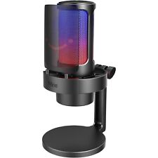 Mikrofon PC Streaming USB Podcast Kit mit Kopfhöreranschluss RGB Licht B Ware