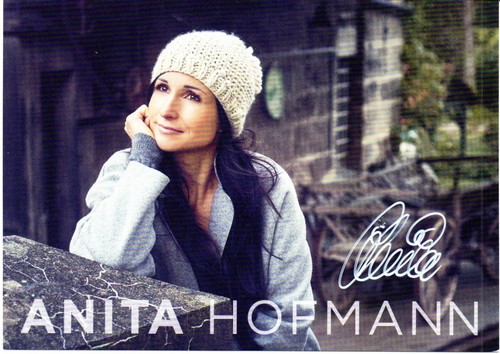 Anita hofmann autogrammkarte - anita,