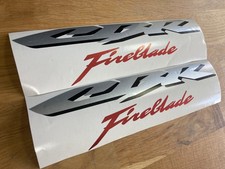 HONDA CBR Fireblade Rot-silber-schwarz Aufklebersatz 287x78 mm