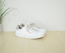 moderne Roberto Cavalli Sport Sneaker Gr. 38 (Länge siehe Foto) weiß Halbschuhe