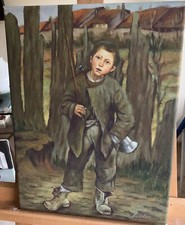 Ölgemälde  "Nichts zu tun"