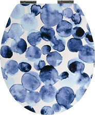 WC Sitz Holz Toilettensitz Absenkautomatik Toliettendeckel Klodeckel Klobrille D