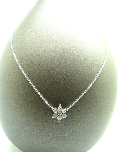 Damen diamant collier 585 - damen,