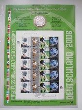 Deutschland FIFA Fussball WM 2006 Numisbrief - Ausgabe 2005