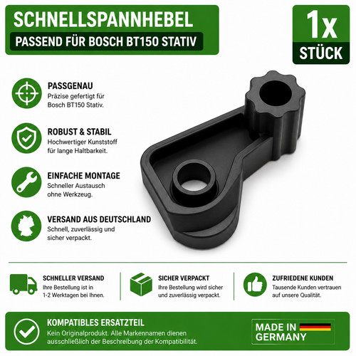 Schnellspannhebel passend für