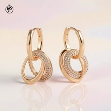Ohrringe Rosegold Vergoldet