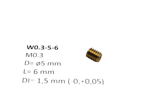 ø5 l 6 di - l=6, di=1.5