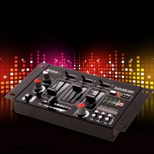 Mischpult Mischer Soundmixer 4-Kanal Party Equalizer Disco DJ USB MP3 Stereo CUE