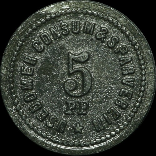Wertmarke pfennig usedomer - wertmarke:, pfennig.