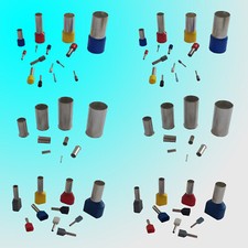Aderendhülsen von 0,14 - 120 mm² isoliert unisoliert Twin einzeln oder Sortiment