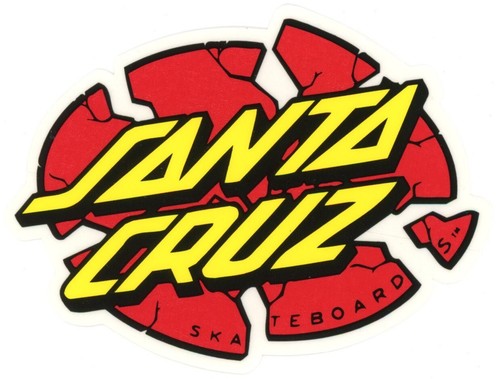 Santa cruz skateboard - skateboard, sticker