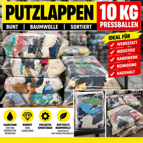 Frottee reinigungslappen - 10, kg