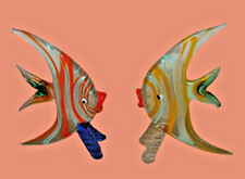 2 Glasfiguren Fische Murano