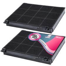 2 Aktivkohlefilter 230x210x30mm für IKEA Juno Privileg Progress Dunstabzugshaube