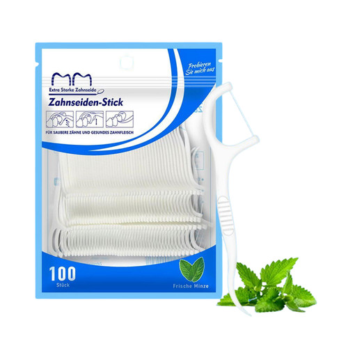 100x stück zahnseide - zahnseide, sticks