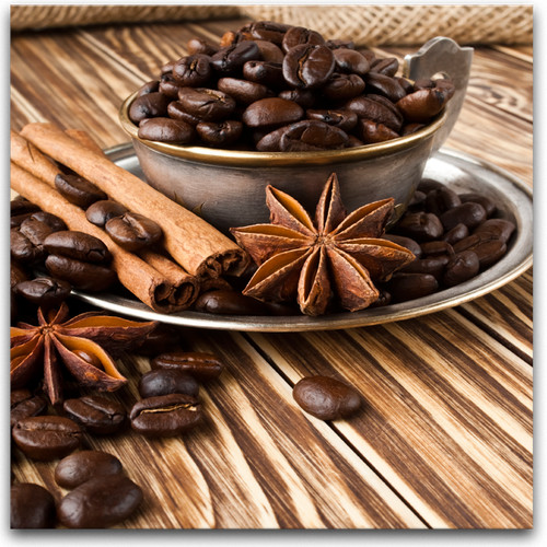 Wandbild kawa1 kaffee bohnen - kaffee,