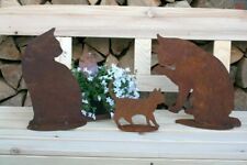 Katze Tom Edelrost Dekoration