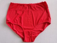 Damenslip mit Spitze. Größe: L . Farbe: Orange. Marke: Little Rose.