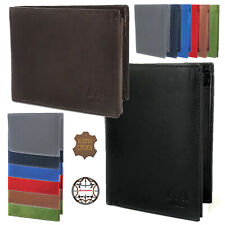 Geldbörse Echtleder Herren Damen Leder Portemonnaie Geldbeutel Portmonee Wallet