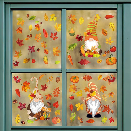 92pcs fensterbilder herbst - 92pcs,