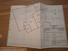 Feldbesitzkarten  des EBV - hier Westfalen - Steinkohle