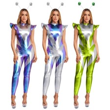 DE Damen Alien Kostüm Space