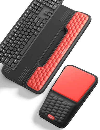 Tastatur handballenauflage set - tastatur,