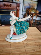 Älteste Volkstedt Porzellan Figur "Tänzerin" ca.1915
