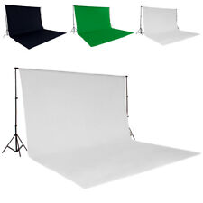 Fotostudio Set Hintergrund Teleskop Hintergrundsystem Baumwolle 6x3m Tragetasche